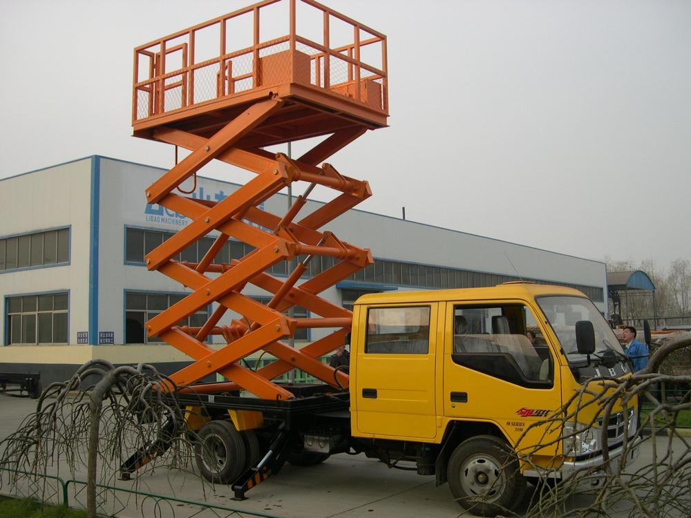 單排車(chē)改裝升降平臺